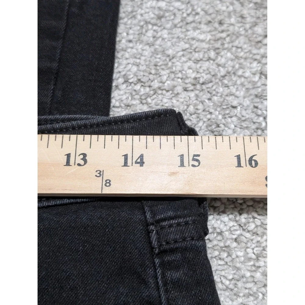 Old Navy Rockstar Super Skinny Jeans Women 8 Black Distressed Lot of 2 High Rise
